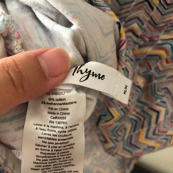 2/$30 Thyme Maternity tank shirt - Picture 3 of 3